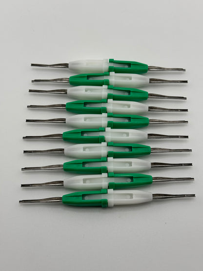 Insertion & Removal Tool (Pack of 10) M81969/1-01 - Green/White Metal - Size 22