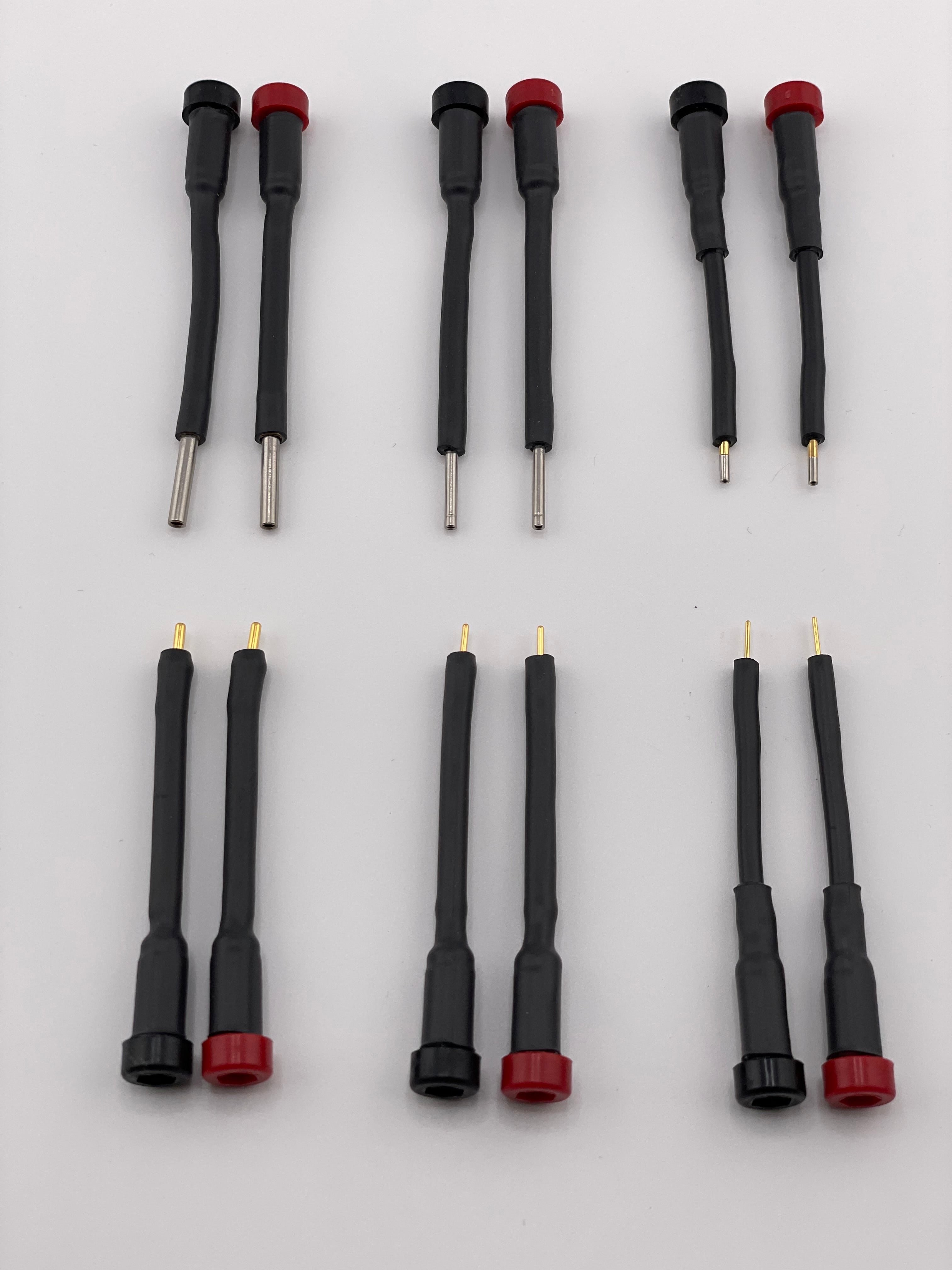 12 Piece Avionics Test Lead Set, Semi Rigid Stubby Krist Aviation