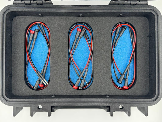 DIY Avionics Test Leads - 12 Piece Kit Variants, 22-16 Gauge